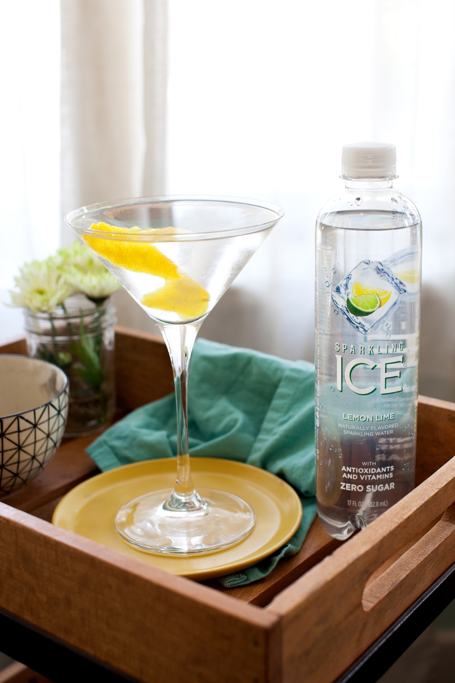 Sparkling Ice Lemon Lime Martini