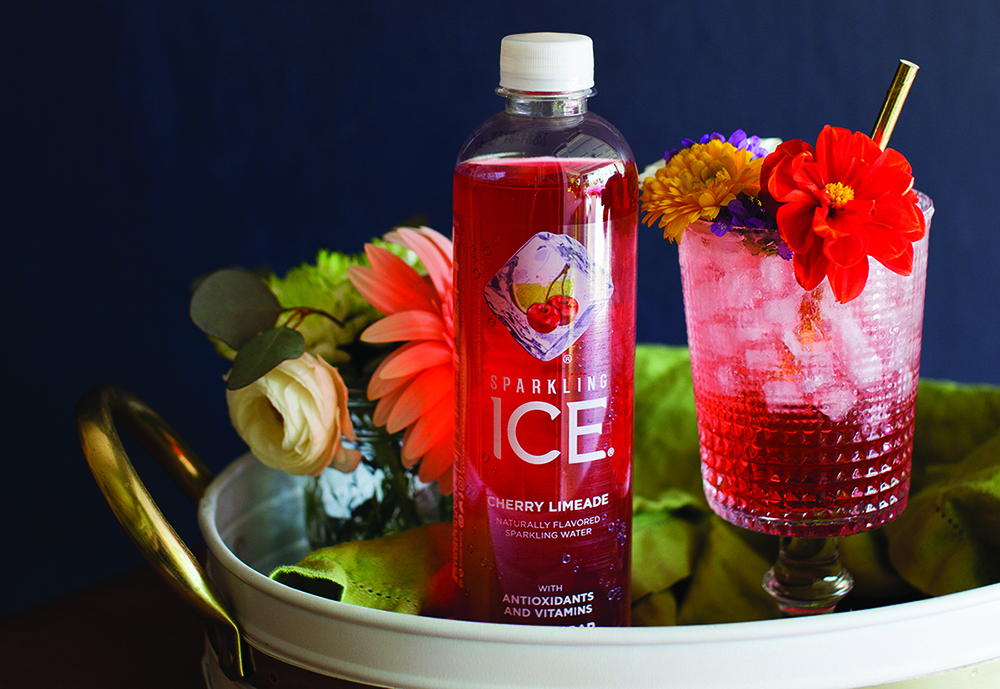 Sparkling Ice Garden Party Cherry Lime Rosé Cocktail