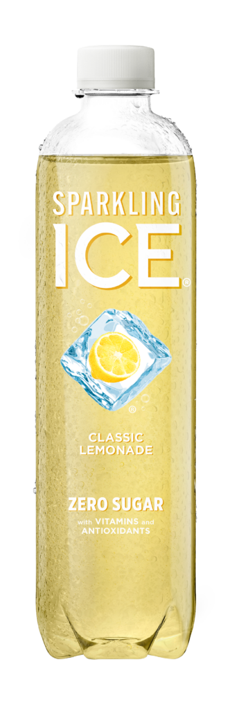 Sparkling Ice Classic Lemonade 17oz bottle.