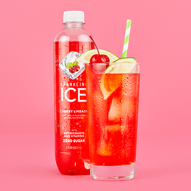 Sparkling Ice® Easy Cherry Limeade Cocktail with Gin