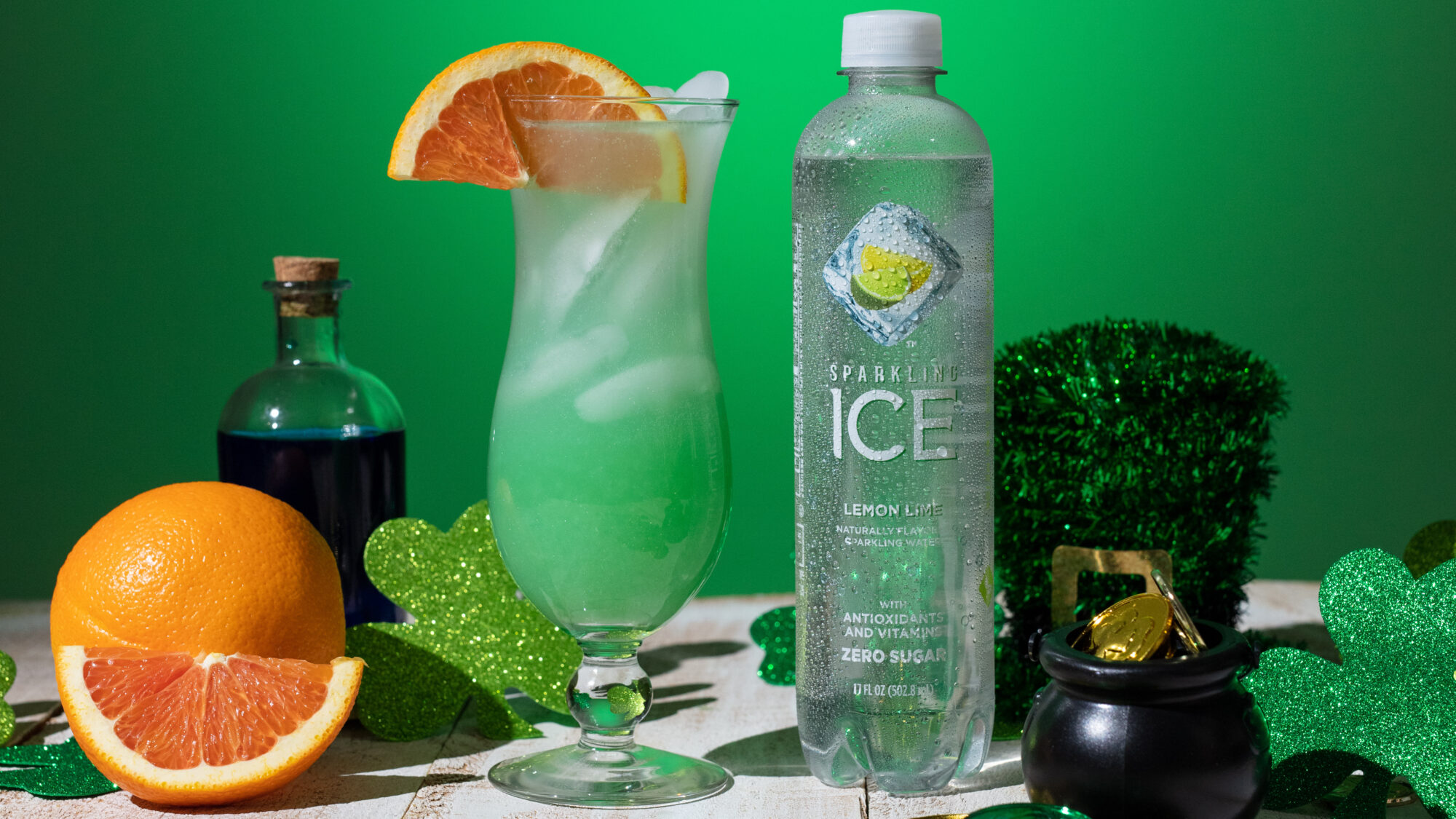 Sparkling Ice Emerald Isle Whiskey Lemon Cocktail