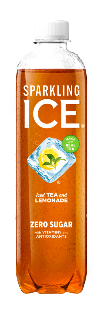 Sparkling Ice Tea + Lemonade 17oz bottle.