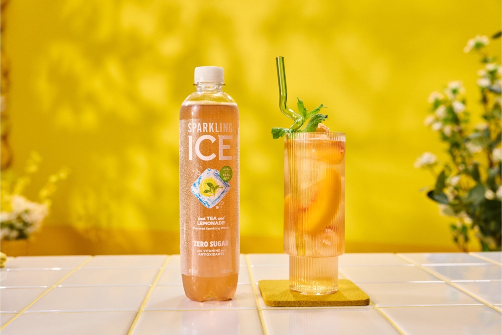 Sparkling Ice Peach Whiskey Cocktail recipe.